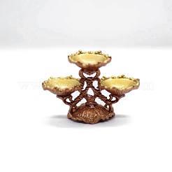 Сплав мини имитация фруктов тарелка украшение&nbsp;PW-WG6B53C-01