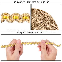 Нейлоновая плетеная кружевная лента SRIB-WH0006-25C