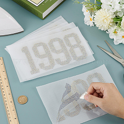 1998 Glas-Hotfix-Strass&nbsp;DIY-WH0661-24