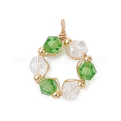 7шт стеклянные подвески&nbsp;PALLOY-JF04702