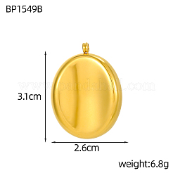 Подвески из нержавеющей стали 304&nbsp;STAS-OY002-62G