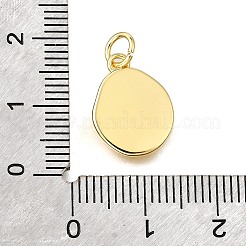 Латунные микро проложить кубического циркония подвески&nbsp;KK-V007-009G-01