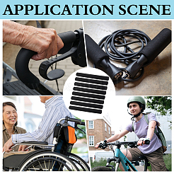 交換可能な杖ハンドル8個（NBR）  ブラック  308x32.5mm&nbsp;FIND-MA0001-30