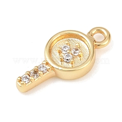 Pendentifs en laiton zircon cubique transparent&nbsp;KK-G545-08G