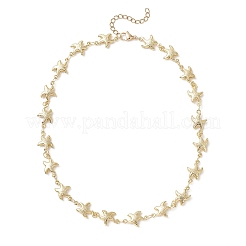 Женские цепочки-колье в виде морской звезды из нержавеющей стали 304 Ocean&nbsp;NJEW-JN05921