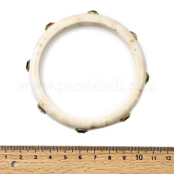 Браслеты из смолы для женщин&nbsp;BJEW-P357-04G