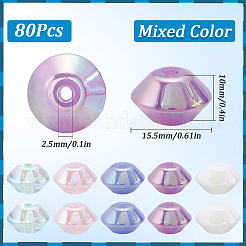 80шт. акриловая бусина OACR-SC0001-77