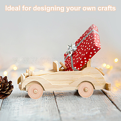 Необработанное деревянное колесо&nbsp;LS-WOOD-WH0029-21