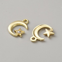 Подвески из сплава и страза FIND-WH0173-201G