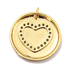 Латунные микро проложить кубического циркония подвески KK-E015-25G