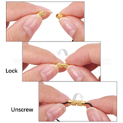 Колонка латунь винт застежками KK-PH0035-95G