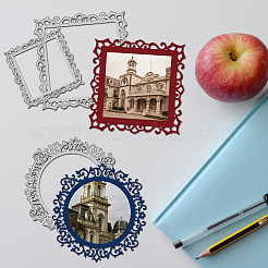 Трафареты для резки геометрических штампов из углеродистой стали DIY-WH0309-2096