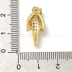 Реечное покрытие латунь с подвесками из кубического циркония KK-Z086-35G