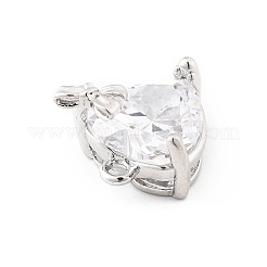 Латунные микро проложить кубического циркония подвески KK-K371-40B-P