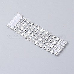 Пластиковый горный хрусталь с украшением для салфетницы из полиэстера AJEW-WH0183-13A