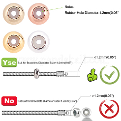 40 шт. 4-цветные латунные бусины для покрытия стойки&nbsp;KK-CA0003-29