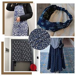 Tela de algodón estampada de estilo chino&nbsp;DIY-BC0018-21A