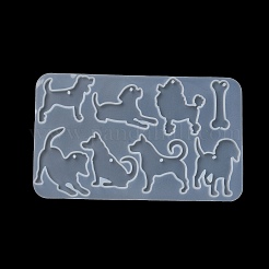Silikonformen für DIY-Anhängersilhouette mit Hund&nbsp;X1-SIL-F010-05