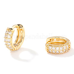 Элегантные винтажные латунные серьги-кольца FH4971-2