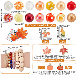 Набор для поиска ювелирных изделий своими руками на День благодарения DIY-PH0013-94