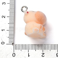 Кулоны из флокированной смолы FIND-S001-06F