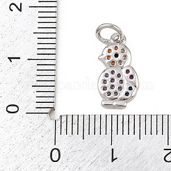 Латунные микро проложить кубического циркония подвески&nbsp;KK-G544-43P