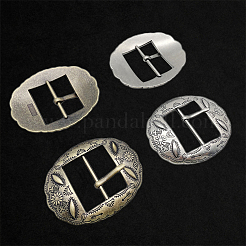 2 шт. 2-цветные пряжки из цинкового сплава с одним зубцом FIND-WR0011-03