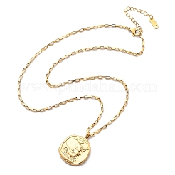 Ожерелья с подвесками в виде созвездий из нержавеющей стали 304 NJEW-K392-01G-06