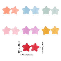 Кабошоны из матовой смолы&nbsp;RESI-CJ0001-224