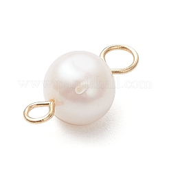 Подвески-подвески из натурального культивированного пресноводного жемчуга с двух сторон полированные PALLOY-JF04041-01