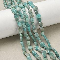 Природных амазонит бисер нитей G-F521-25