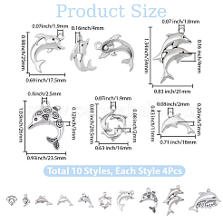 40шт 10 стиля подвески из сплава в тибетском стиле&nbsp;FIND-BM0001-08