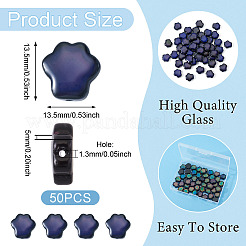 50pcs Glasperlen&nbsp;GLAA-TA0003-72