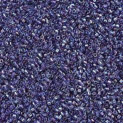 MIYUKIデリカビーズ  シリンダー  日本製シードビーズ  11/0  （db1245)透明光アメジストab  1.3x1.6mm  穴：0.8mm  約10000個/袋  50 G /袋&nbsp;SEED-X0054-DB1245