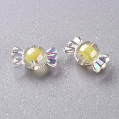 Perles en acrylique transparente&nbsp;TACR-S152-03B-SS2105