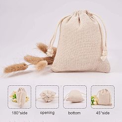 Baumwolle Verpackung Beutel Kordelzug Taschen&nbsp;ABAG-PH0002-31