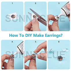 Kits de fabrication de boucles d'oreilles bricolage&nbsp;DIY-SC0010-82P