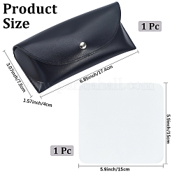 1 étui à lunettes en cuir PU&nbsp;AJEW-CN0005-69B
