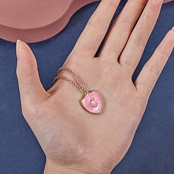 6 шт. 6 стиля настоящие 18k позолоченные латунные микро проложить прозрачные кубические циркониевые эмалевые подвески ZIRC-SZ0001-36A