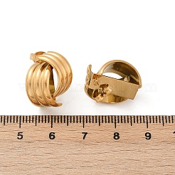 Серьги-гвоздики из нержавеющей стали 304&nbsp;EJEW-S265-04G