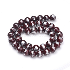 Природный нефрит машан бусины нитки&nbsp;G-G833-10mm-17