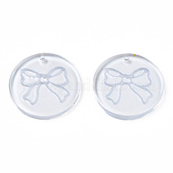 Прозрачные смоляные подвески RESI-N030-006D