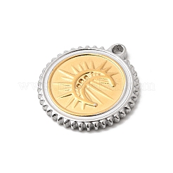 Двухцветные подвески из нержавеющей стали 304&nbsp;LS-STAS-B120-03GP-02