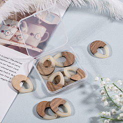 Подвески из смолы и дерева RESI-OL0001-11C