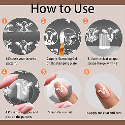 Шаблоны для дизайна ногтей своими руками из нержавеющей стали&nbsp;MRMJ-PH0002-96B