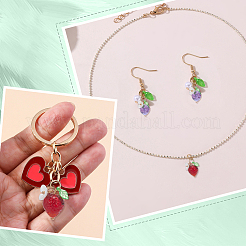 10 шт. 5-х цветные подвески из стекла&nbsp;PALLOY-AR00014