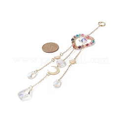 Стеклянные каплевидные и звездчатые оконные подвесные ловцы солнца&nbsp;HJEW-JM00905-02