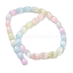 Нити натуральных селенитовых бусин цвета макарон X1-G-B102-A01-01