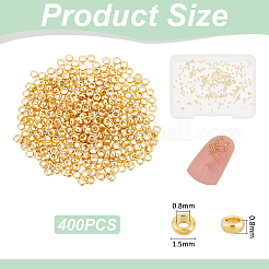 400 pièce de perles d'espacement en acier inoxydable 304&nbsp;STAS-UN0041-38