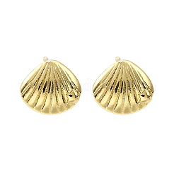 Латунь серьги EJEW-H157-01G-03